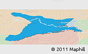 Political Panoramic Map of Mar.R.Castilla, lighten
