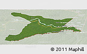 Satellite Panoramic Map of Mar.R.Castilla, lighten