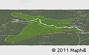 Satellite Panoramic Map of Mar.R.Castilla, semi-desaturated