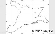 Blank Simple Map of Mar.R.Castilla, cropped outside