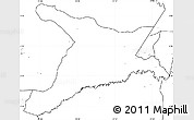 Blank Simple Map of Mar.R.Castilla, no labels
