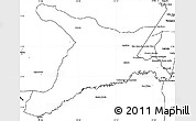 Blank Simple Map of Mar.R.Castilla