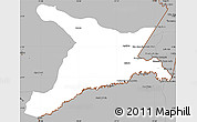 Gray Simple Map of Mar.R.Castilla