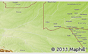 Physical 3D Map of Tahuamanu
