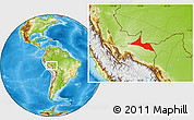 Physical Location Map of Tahuamanu
