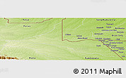 Physical Panoramic Map of Tahuamanu