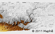 Physical Panoramic Map of Gral.Sanchez Cer