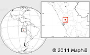 Blank Location Map of Daniel Carrion