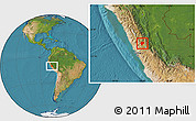 Satellite Location Map of Daniel Carrion