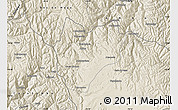 Shaded Relief Map of Daniel Carrion