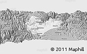 Gray Panoramic Map of Daniel Carrion