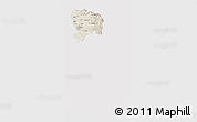 Shaded Relief 3D Map of Piura, cropped outside