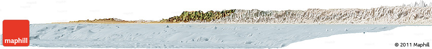 Satellite Horizon Map of Piura, lighten