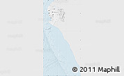 Silver Style Map of Piura, single color outside
