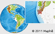 Physical Location Map of Morropon, highlighted country, highlighted parent region