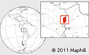 Blank Location Map of Sandia