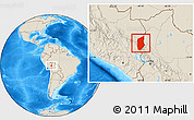 Shaded Relief Location Map of Sandia
