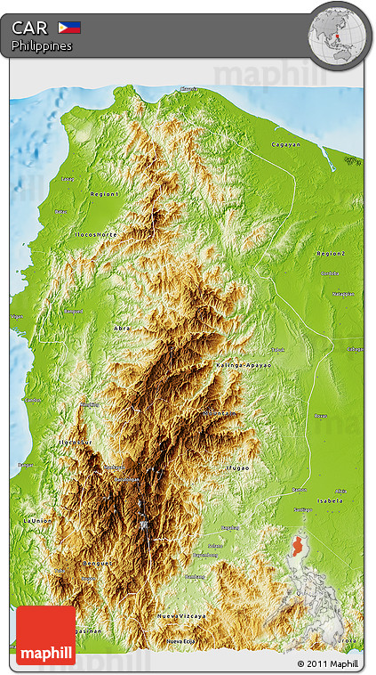 Physical 3D Map of CAR