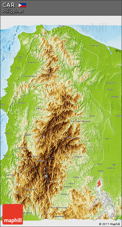 Physical 3D Map of CAR