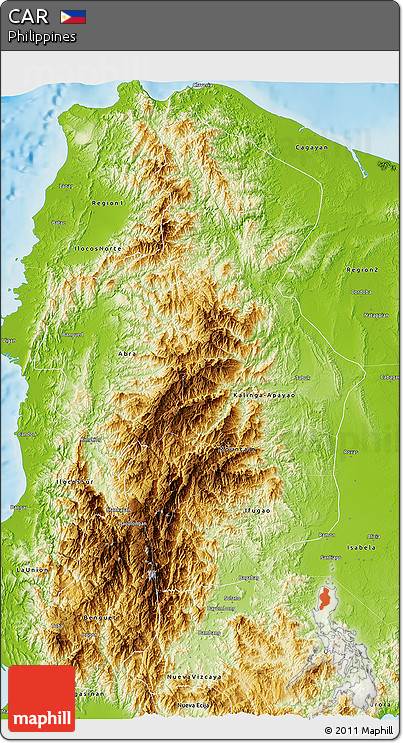 Physical 3D Map of CAR