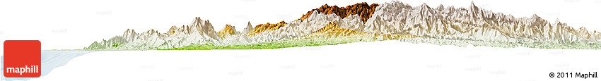 Physical Horizon Map of Abra, lighten