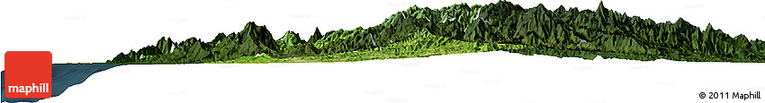 Satellite Horizon Map of Abra, darken