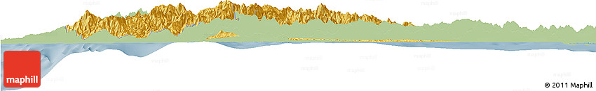 Savanna Style Horizon Map of CAR, single color outside