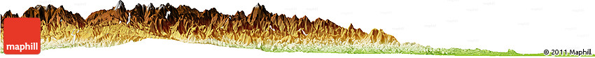 Physical Horizon Map of Mountain