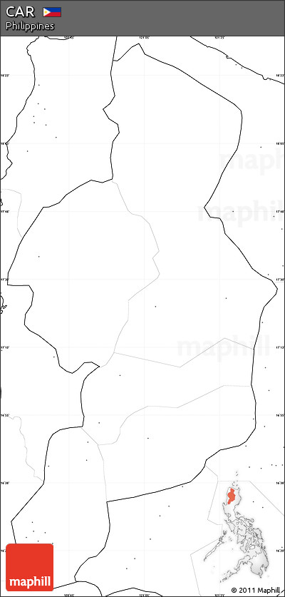 Blank Simple Map of CAR, no labels
