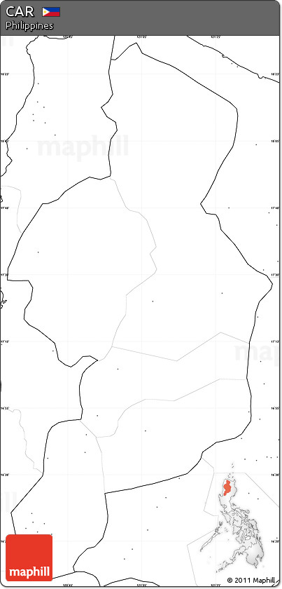 Blank Simple Map of CAR, no labels