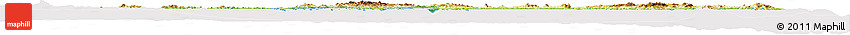 Physical Horizon Map of Philippines, cropped outside