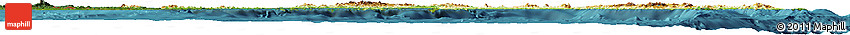 Physical Horizon Map of Philippines, satellite outside
