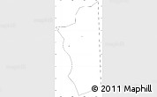 Blank Simple Map of Manila, cropped outside, no labels
