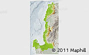 Physical 3D Map of Region 1, lighten, semi-desaturated