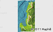 Physical 3D Map of Region 1, satellite outside