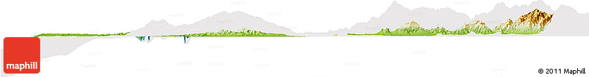 Physical Horizon Map of Pangasinan, cropped outside