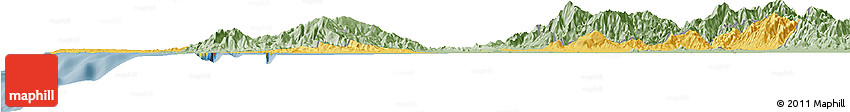 Savanna Style Horizon Map of Pangasinan