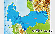 Political Map of Pangasinan, physical outside