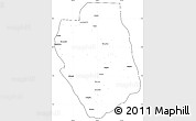 Blank Simple Map of Bukidnon, cropped outside