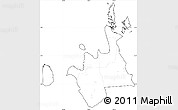 Blank Simple Map of Region 10, cropped outside, no labels