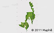 Satellite Map of Region 11, cropped outside