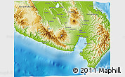 Physical 3D Map of South Cotabato