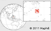 Blank Location Map of South Cotabato