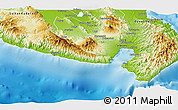 Physical Panoramic Map of South Cotabato