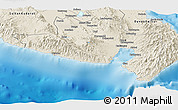 Shaded Relief Panoramic Map of South Cotabato