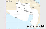 Classic Style Simple Map of South Cotabato