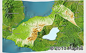 Physical 3D Map of Lanao Del Norte, satellite outside