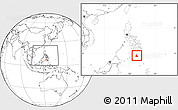 Blank Location Map of Maguindanao, within the entire country