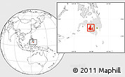 Blank Location Map of Maguindanao, highlighted country