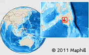 Shaded Relief Location Map of Maguindanao